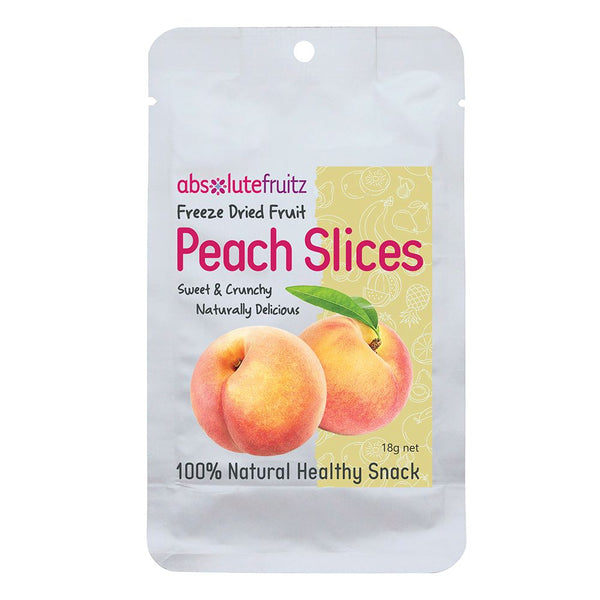 Absolute Fruitz Freeze Dried Peach Slices 18g
