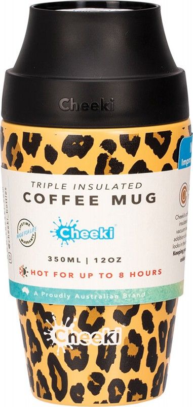 Cheeki Coffee Mug Leopard 350ml