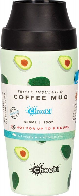 Cheeki Coffee Mug Avocado 450ml