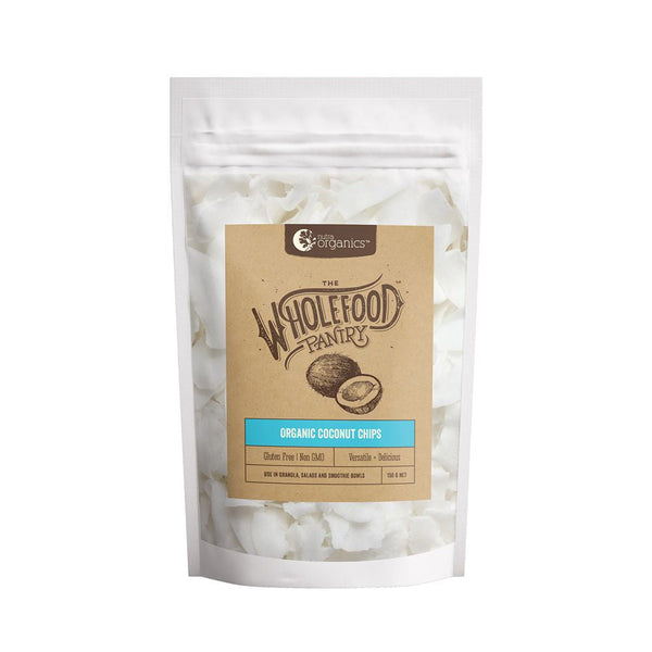 Nutra Organics The Wholefood Pantry Organic Coconut Chips 150g