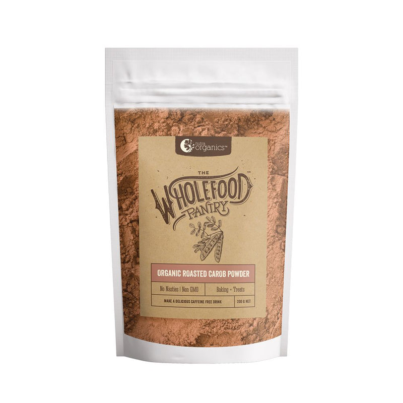 Nutra Organics The Wholefood Pantry Organic Roasted Carob Powder 200g