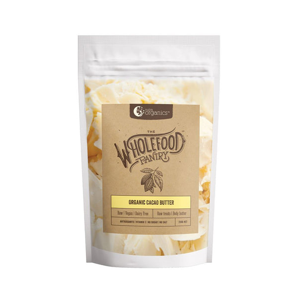 Nutra Organics The Wholefood Pantry Organic Cacao Butter 250g