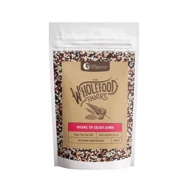 Nutra Organics The Wholefood Pantry Organic Tri-Colour Quinoa 500g