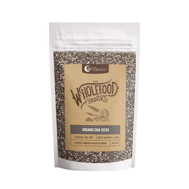 Nutra Organics The Wholefood Pantry Organic Chia Seeds 200g