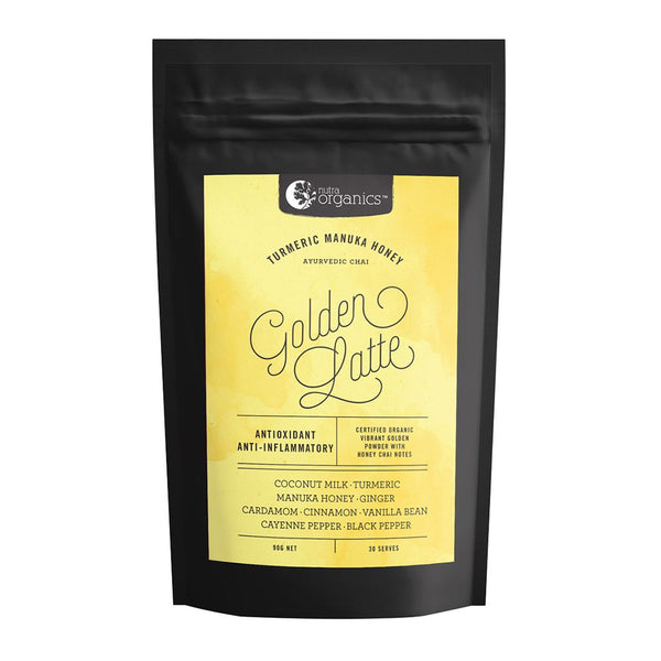 Nutra Organics Golden Latte 90g Powder