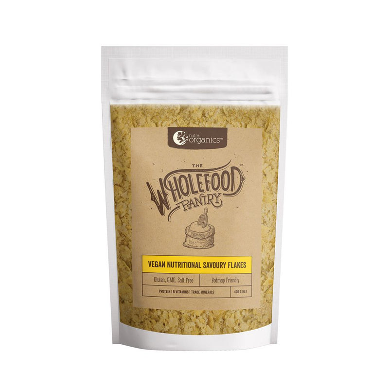 Nutra Organics Wholefood Pantry Vegan Nutritional Savoury Flakes 400g