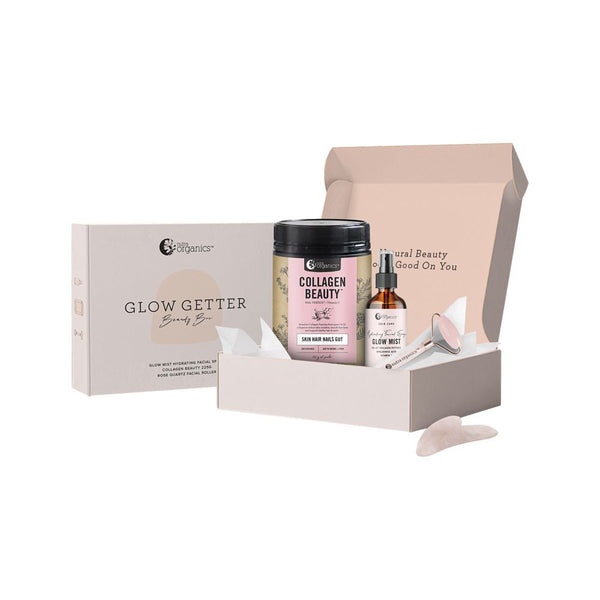 Nutra Organics Glow Getter Beauty Box Quartz Roller