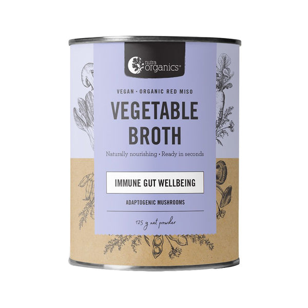 Nutra Organics Broth Vegetable Adaptogenic Mushrooms 125g