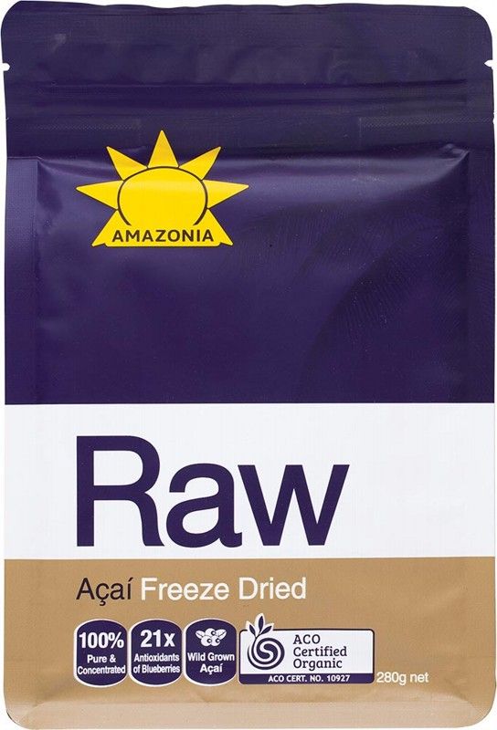 Amazonia Raw Acai Berry Freeze Dried Powder 280g