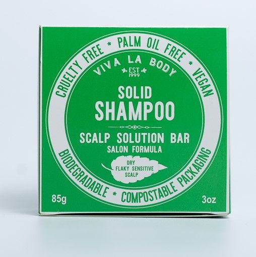 Viva La Body Scalp Solution Solid Shampoo Salon Formula 85g Bar