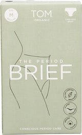 Tom Organic The Period Brief Mid-Rise Black Medium