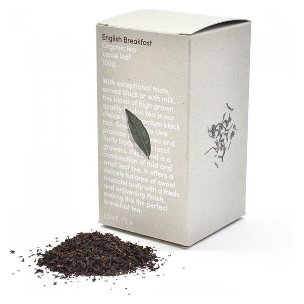 Love Tea Organic English Breakfast Tea Loose Leaf 100g