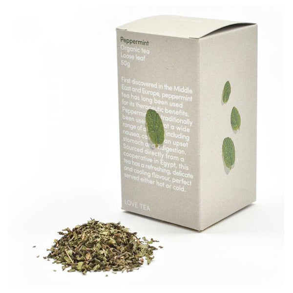 Love Tea Organic Peppermint Tea Loose Leaf 50g