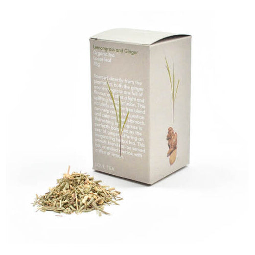 Love Tea Organic Lemongrass & Ginger Tea Loose Leaf 75g