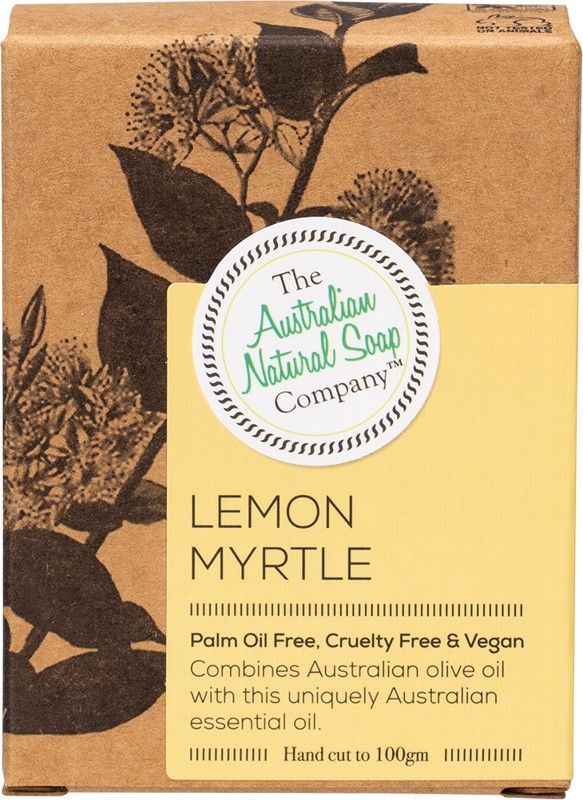 The Australian Natural Soap Co Soap Bar Lemon Myrtle 100g