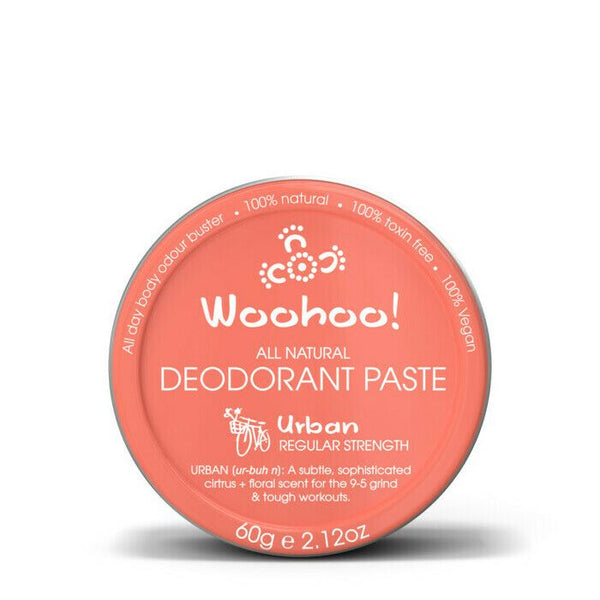 Woohoo Deodorant Paste Urban Tin 60g - Regular Strength