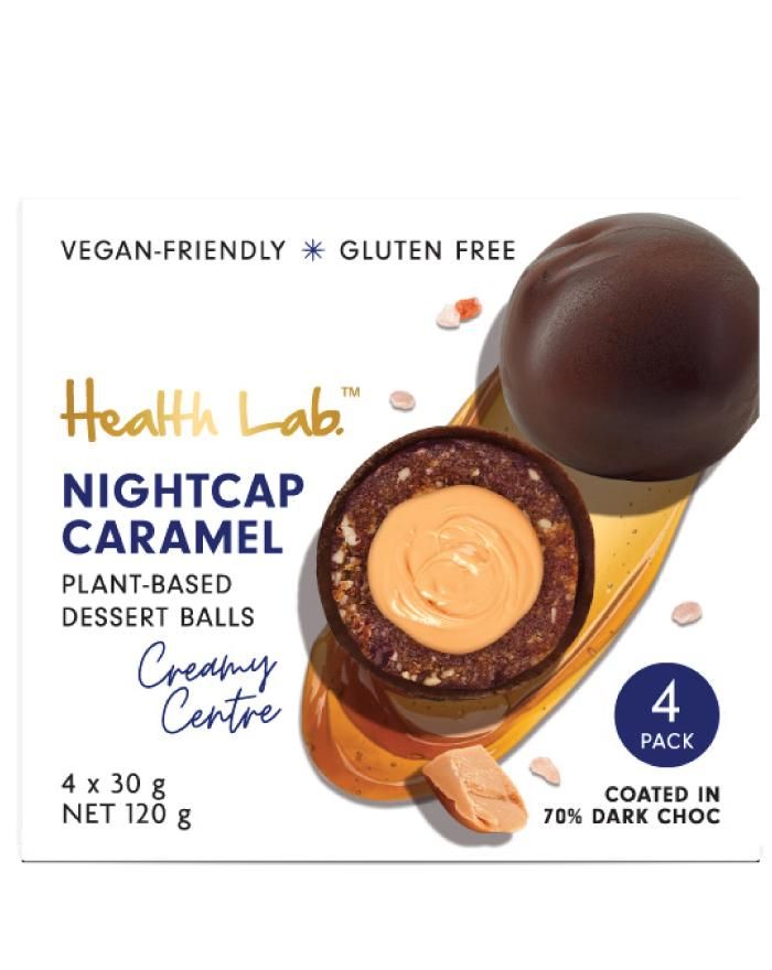 Health Lab Multipack Raw Dessert Ball Nightcap Caramel 120g