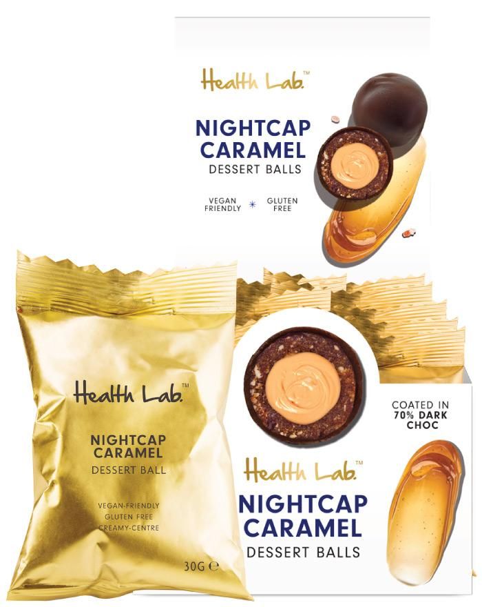 Health Lab Raw Dessert Balls Nightcap Caramel 30g