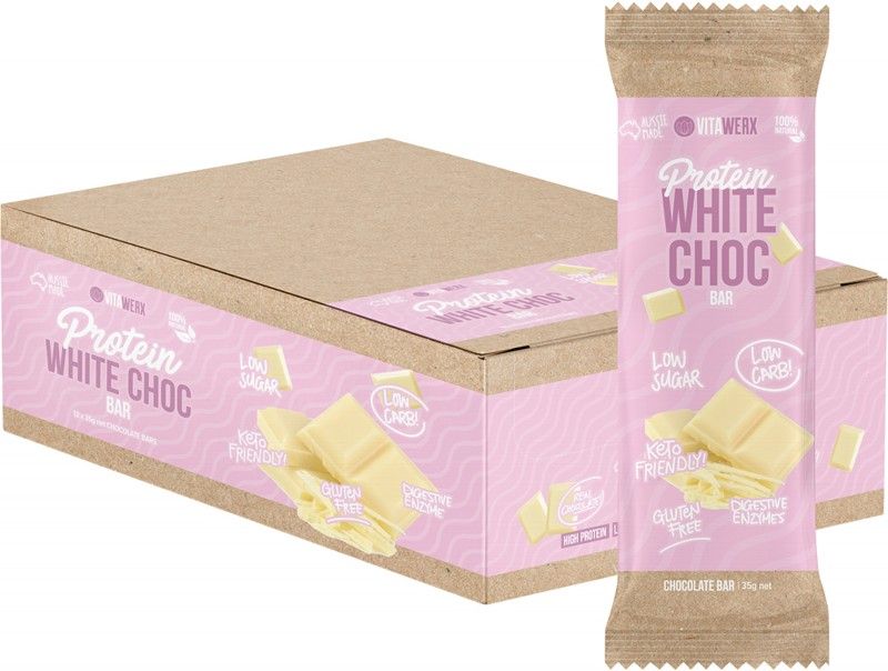 VITAWERX Protein White Chocolate Bar 35g