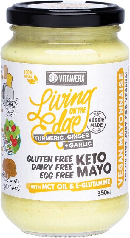 VITAWERX Keto Mayo Living On The Edge Turmeric, Ginger & Garlic 350ml