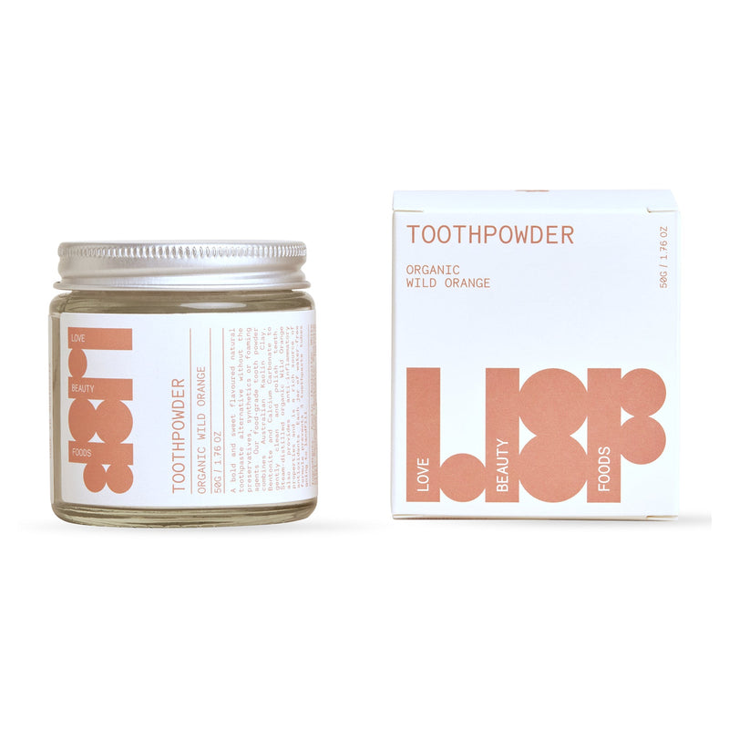 Love Beauty Foods Organic Wild Orange Tooth Powder 50g