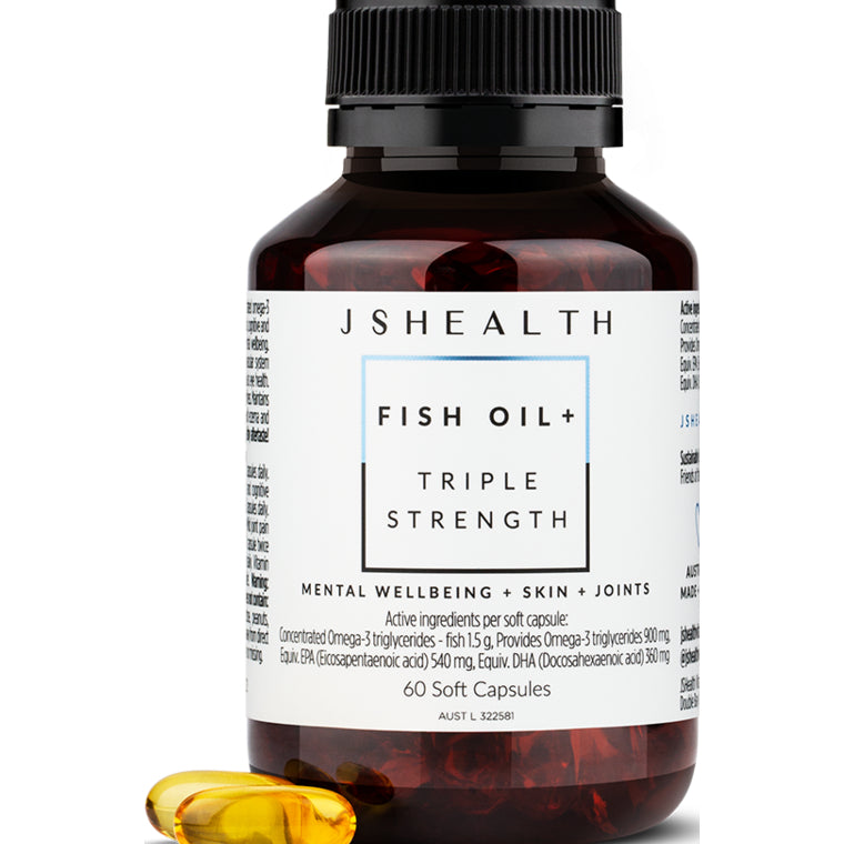 JS Health Fish Oil + Triple Strength 60