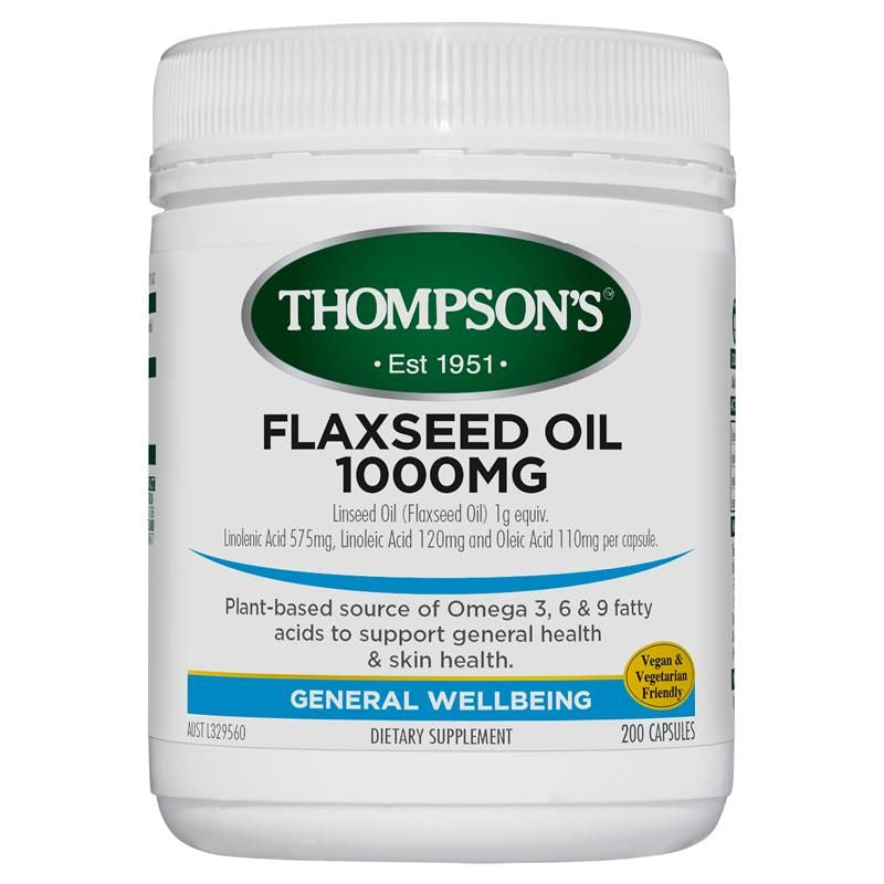 Thompson's Flaxseed Oil 1000mg