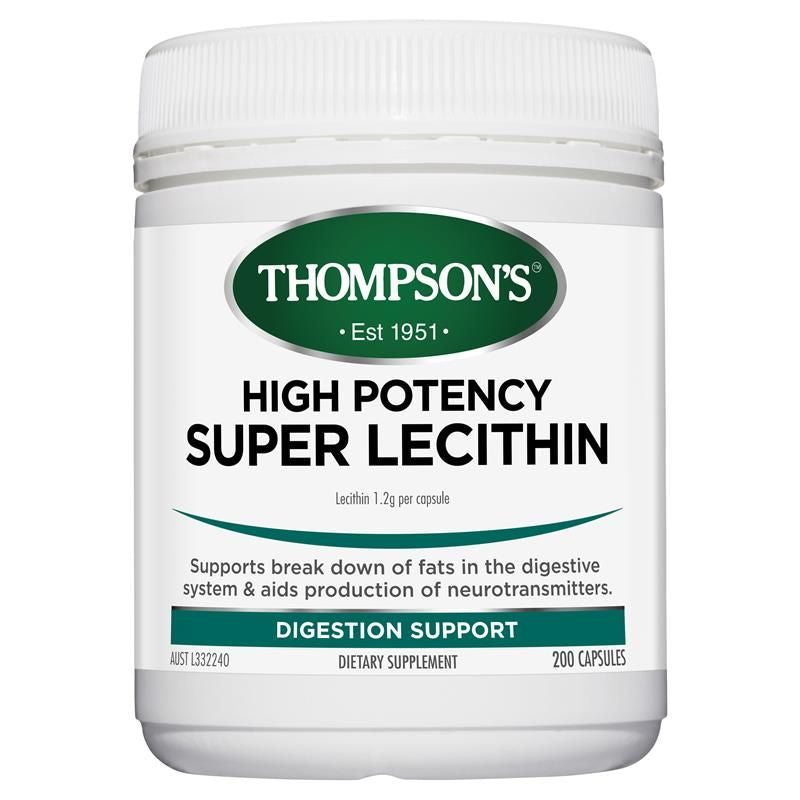 Thompson's High Potency Super Lecithin 200 Capsules