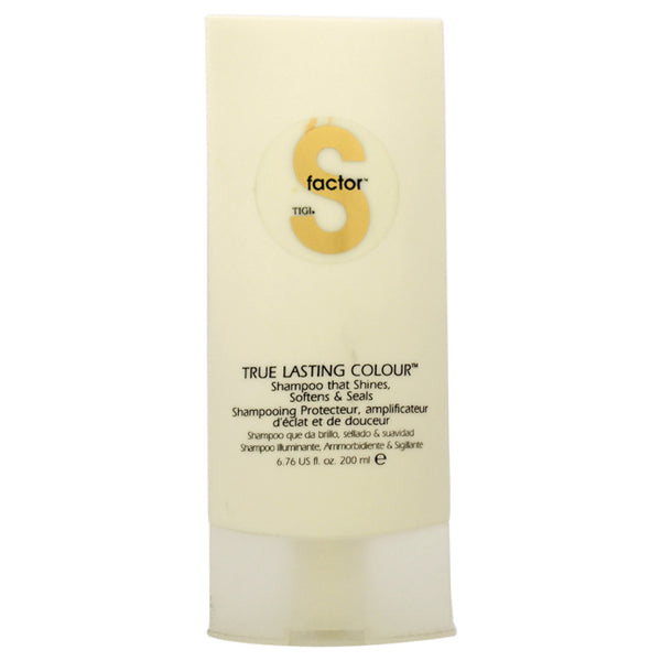 Tigi S-Factor True Lasting Colour Shampoo by TIGI for Unisex - 6.76 oz Shampoo