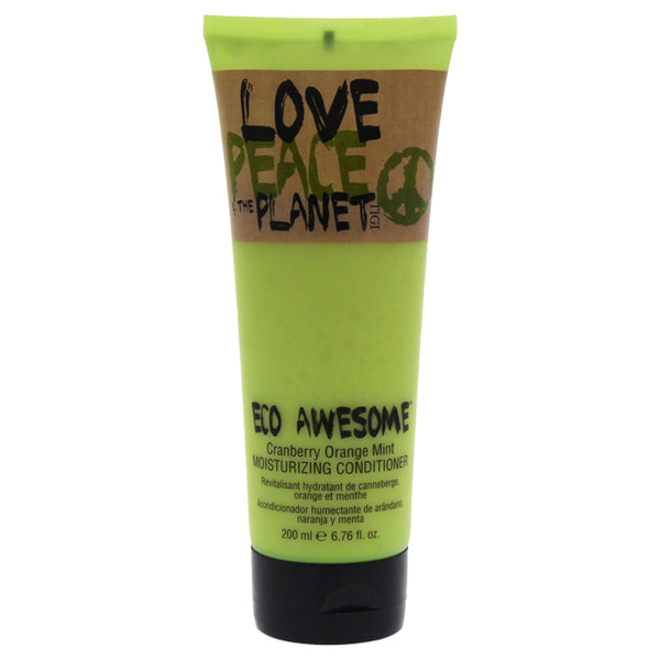 Tigi Love Peace and the Planet Eco Awesome Moisturizing Conditioner by TIGI for Unisex - 6.76 oz Conditioner