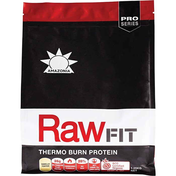 Amazonia Raw FIT Protein Thermo Burn Vanilla Toffee 1.25kg