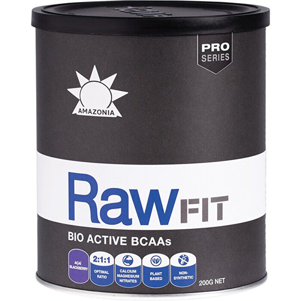 Amazonia Raw FIT Bio Active BCAAs Acai Blackberry 200g