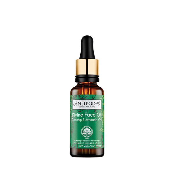 Antipodes Organic Divine Face Oil Organic Avocado Oil & Rosehip 30ml