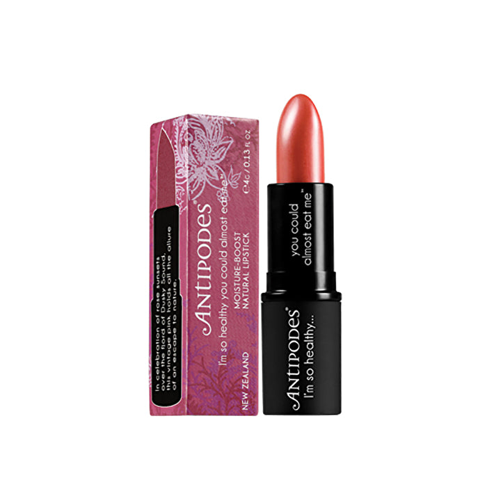 Antipodes Moisture-Boost Natural Lipstick Dusky Sound Pink 4g