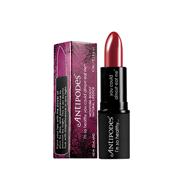 Antipodes Moisture-Boost Natural Lipstick Oriental Bay Plum 4g