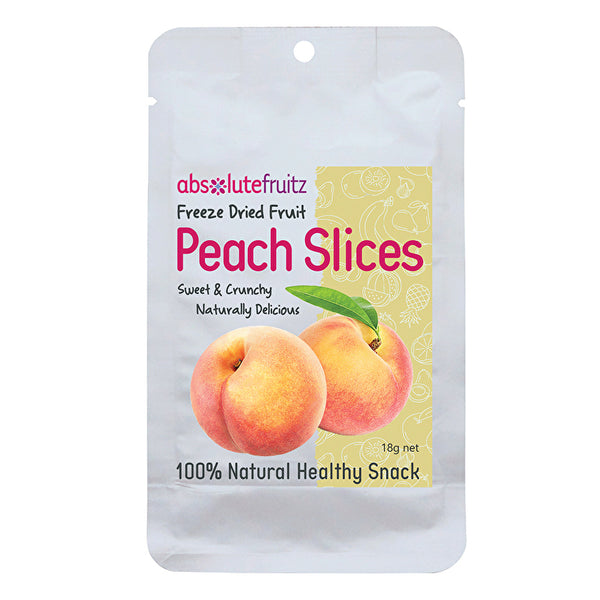 Absolute Fruitz AbsoluteFruitz Freeze Dried Peach Slices 18g