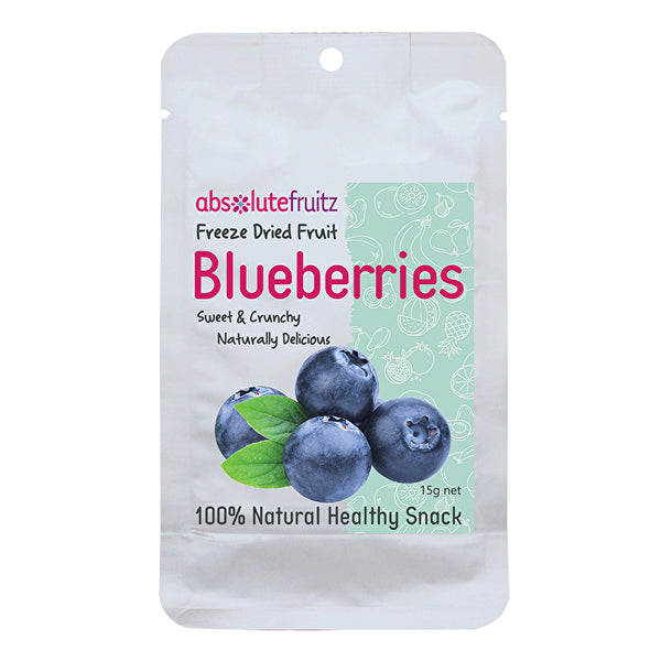 Absolute Fruitz AbsoluteFruitz Freeze-Dried Whole Blueberries 15g