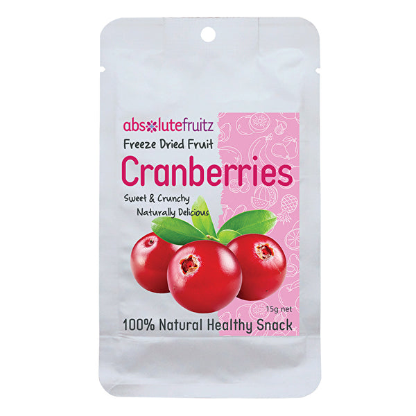 Absolute Fruitz AbsoluteFruitz Freeze-Dried Whole Cranberries 15g