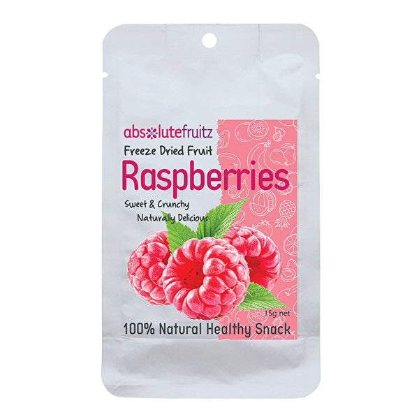 Absolute Fruitz AbsoluteFruitz Freeze-Dried Whole Raspberries 15g