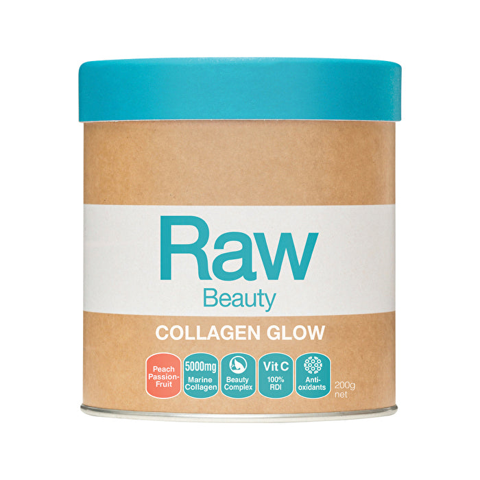 Amazonia Raw Beauty Collagen Glow Peach Passionfruit 200g