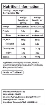 Temole Almond Chips Barbeque 40g