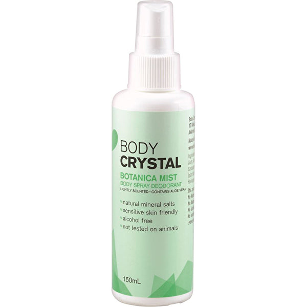 Body Crystal Body Spray Deodorant Botanica Mist 150ml