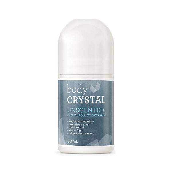 Body Crystal Crystal Roll-On Deodorant Unscented 80ml