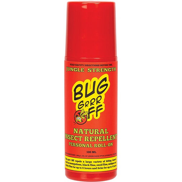 Bug-grrr Off Natural Insect Repellent Jungle Strength - Roll On 100ml