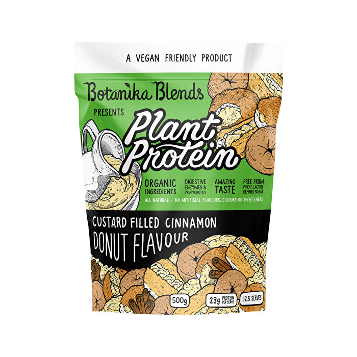 Botanika Blends Plant Protein Custard Filled Cinnamon Donut 500g