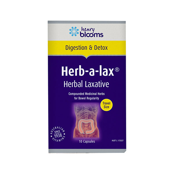 Henry Blooms Herb-a-lax Travel Pack 10c
