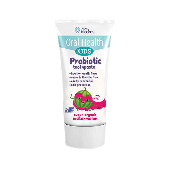 Henry Blooms Oral Health Probiotic Toothpaste Kids Watermelon 50g