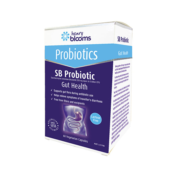 Henry Blooms SB Probiotic Gut Health 60vc
