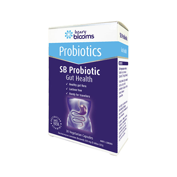 Henry Blooms SB Probiotic Gut Health 30vc