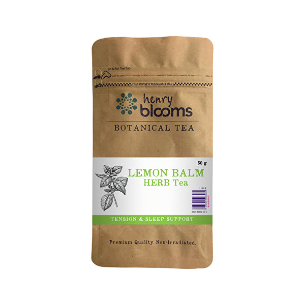 Henry Blooms Lemon Balm Herb Tea 50g